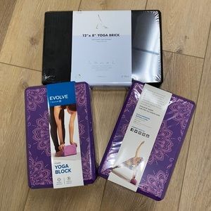 Yoga blocks/brick set of 3